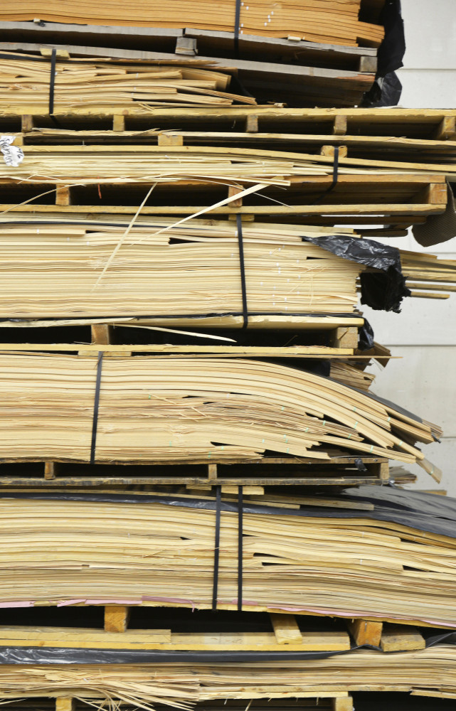 Dans un stock de dizaines d'essence différentes, le chêne compte 36 qualités différentes.