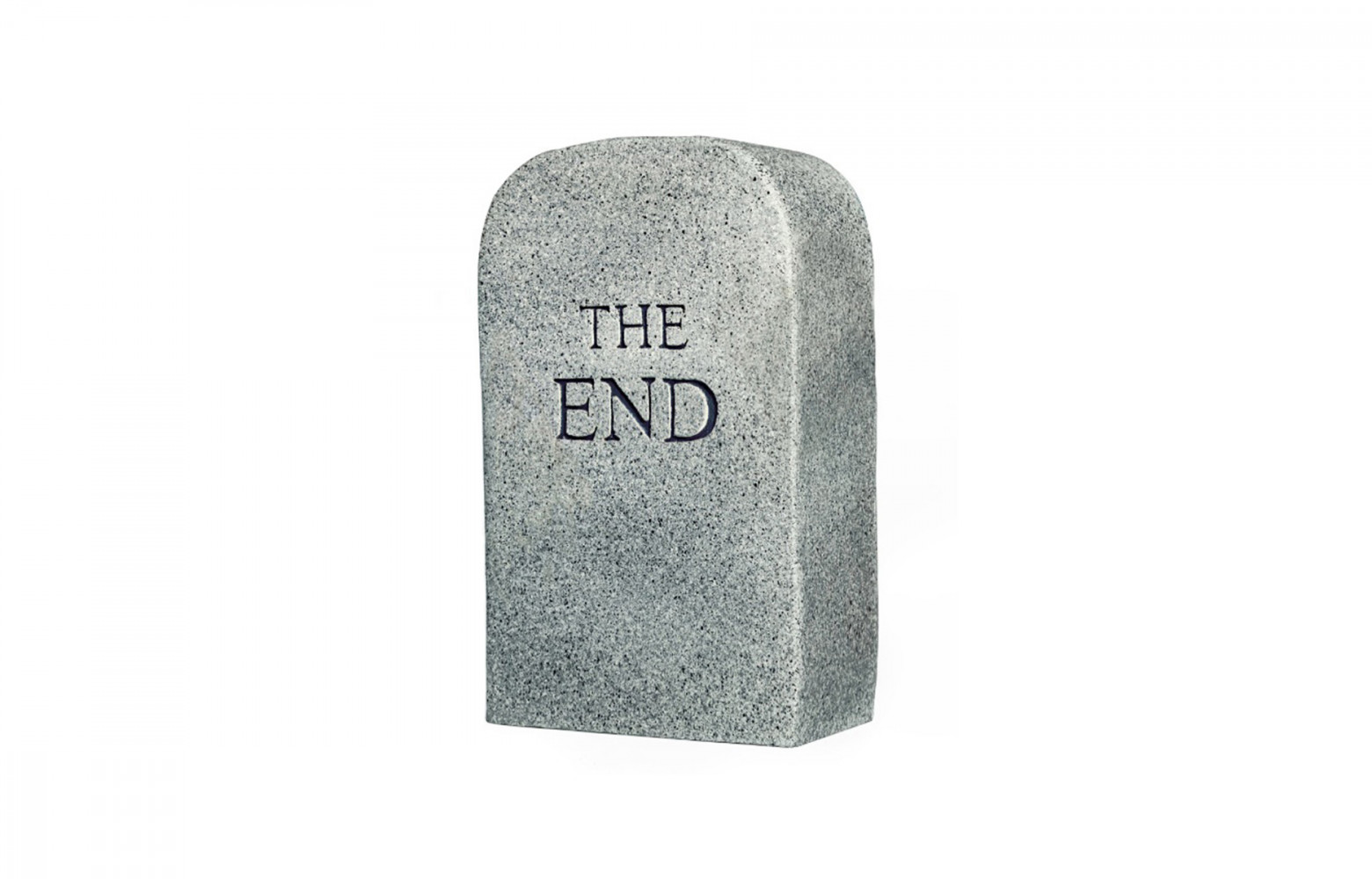 The End, le tabouret pierre tombale imaginé par Maurizio Cattelan et Pierpaolo Ferrari.