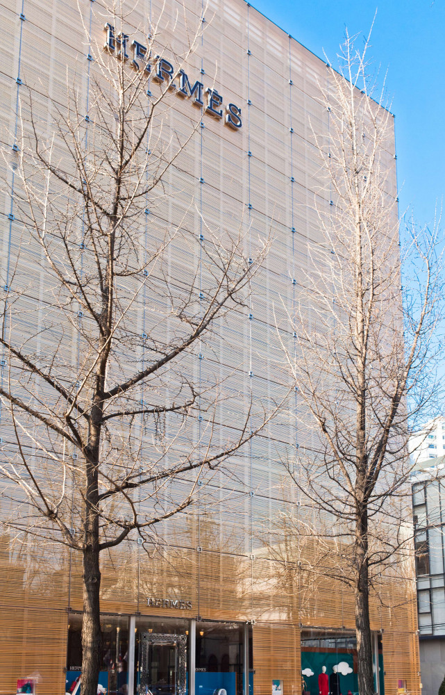 À Gangnam, près du 313 Art Project, le bâtiment Hermès.