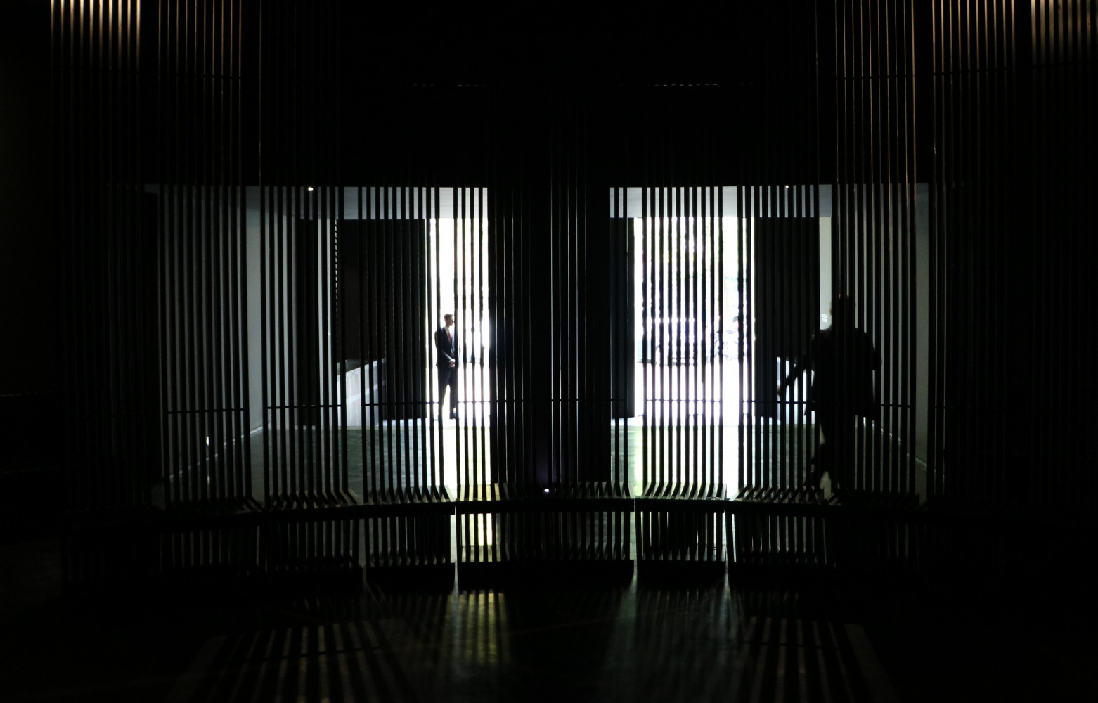 Entrée de l'exposition Hermès lors de Milan 2016.