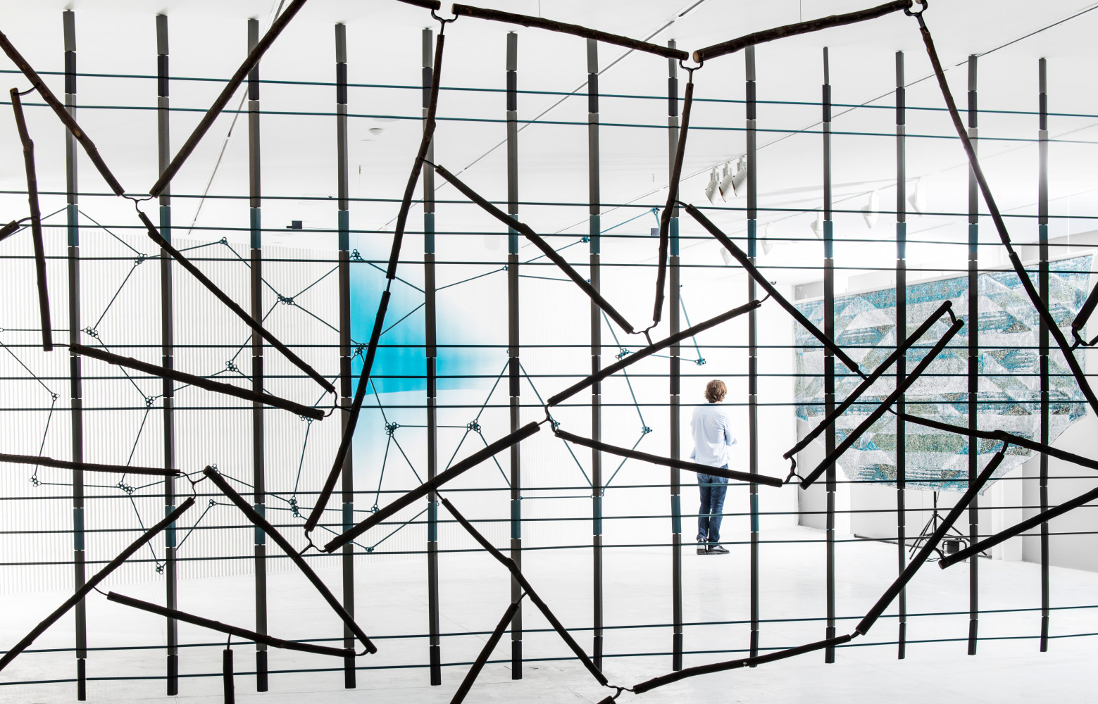 Installation « 17 screens » au FRAC Bretagne. Ronan : « C’est une exposition assez abstraite sur...