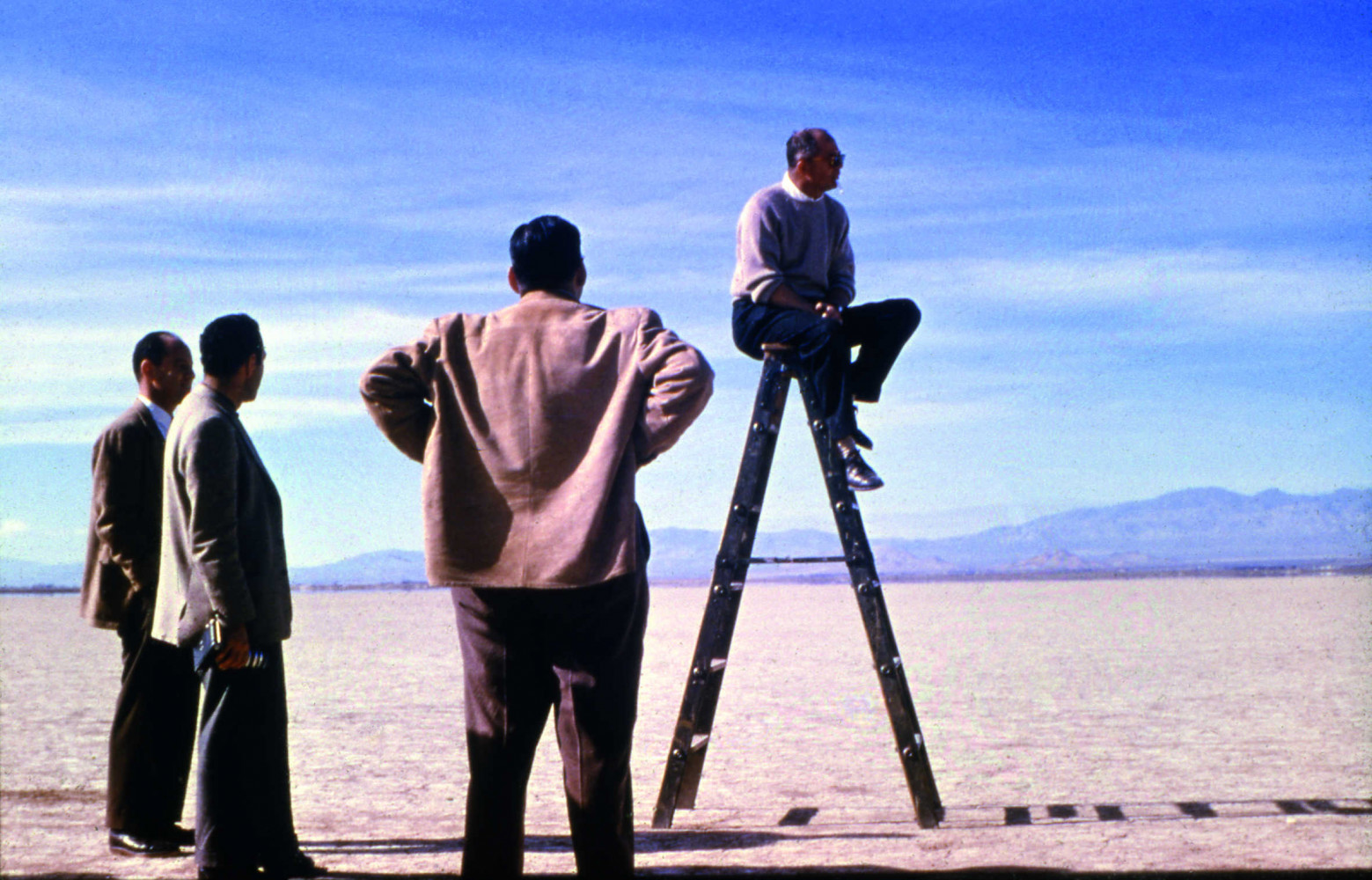 Billy Wilder prend de la hauteur sur un repérage…