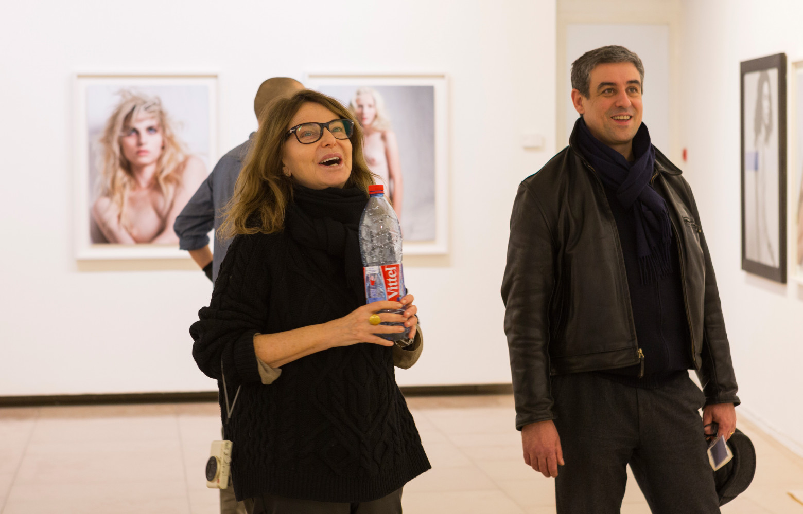 Bettina Rheims dans la salle des « Gender Studies » avec, à gauche, Andrej P. III (juillet...