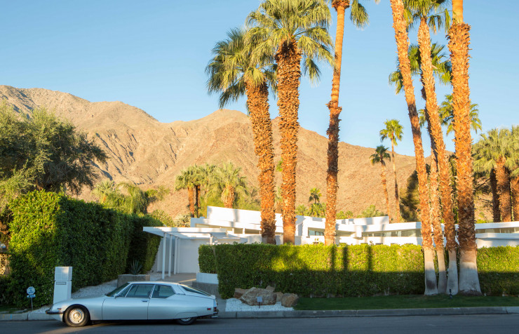 Les Citroen vintage ont aussi droit de cité à Palm Springs…