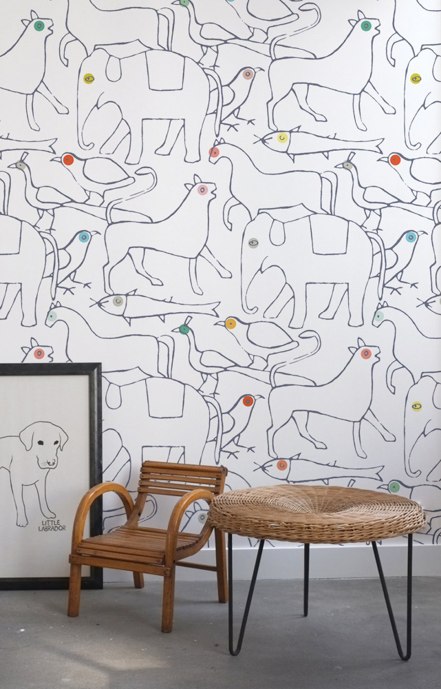 Papier peint Animals, 0,91 x 2,8 m (Bien Fait).