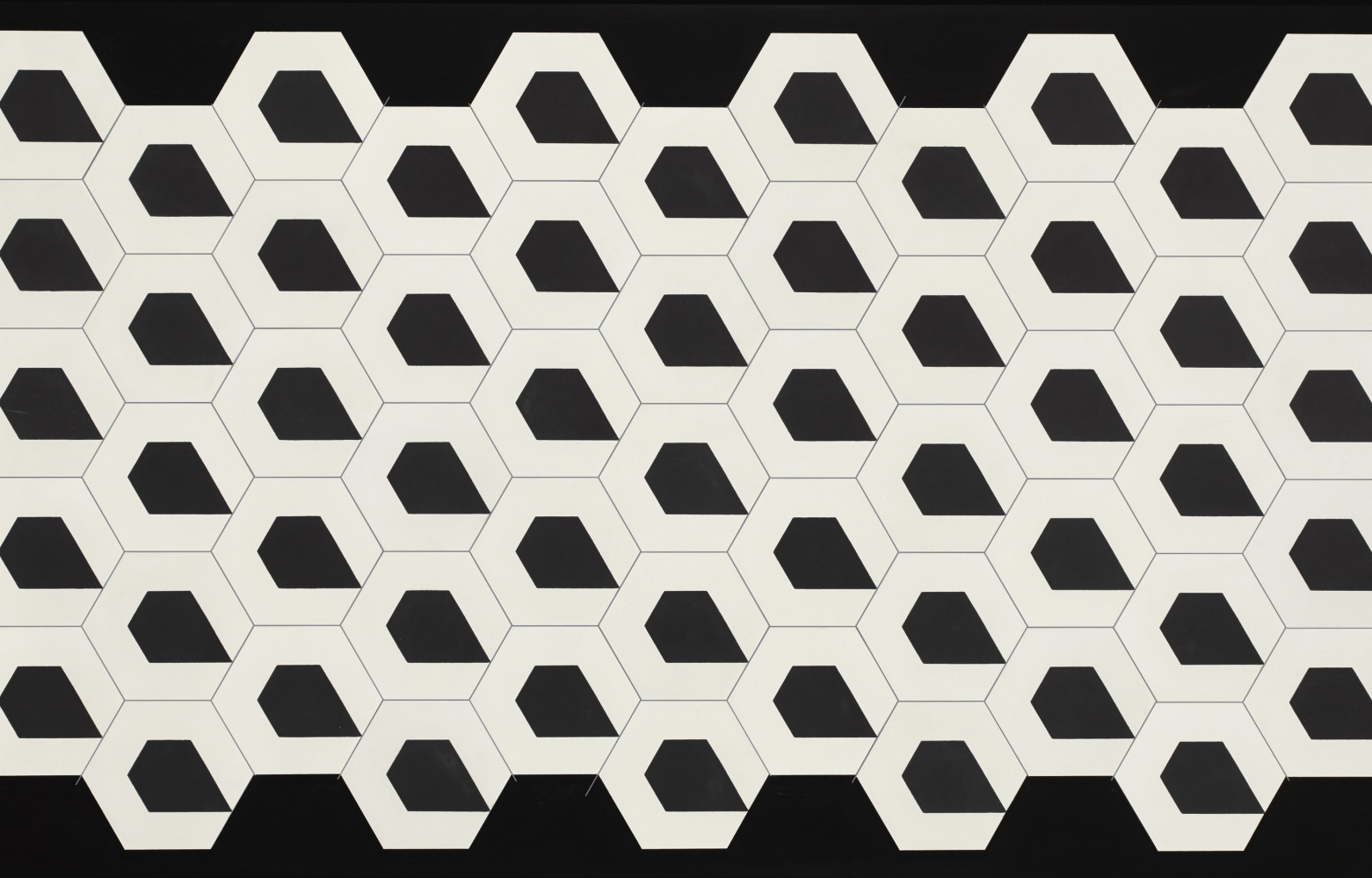 Carrelage réalisé à la main en ciment à haute résistance, motif « Rain », collection « Mahdavi...