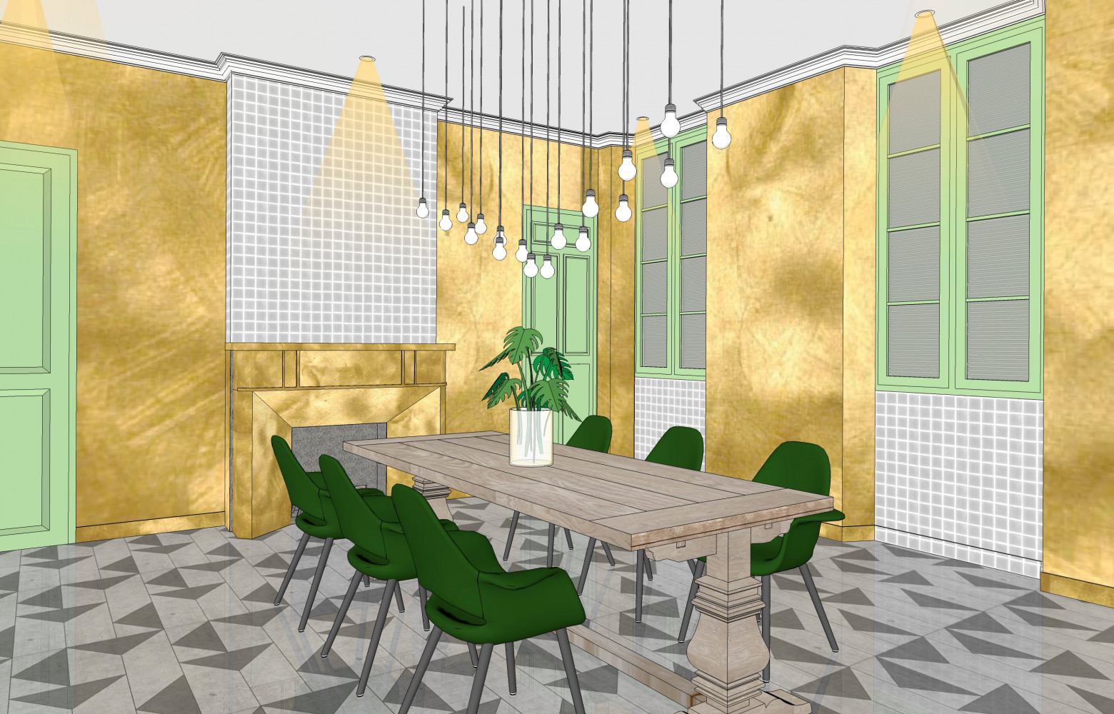 Racontez-nous votre projetNous avons tenté de marier deux ambiances pour réaliser une harmonie entre le style bohème...