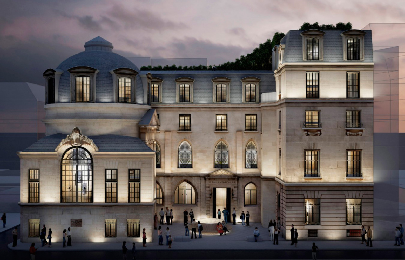 À site incongru, programme inattendu ! À deux pas de la cathédrale Notre-Dame de Paris, cet hôtel...