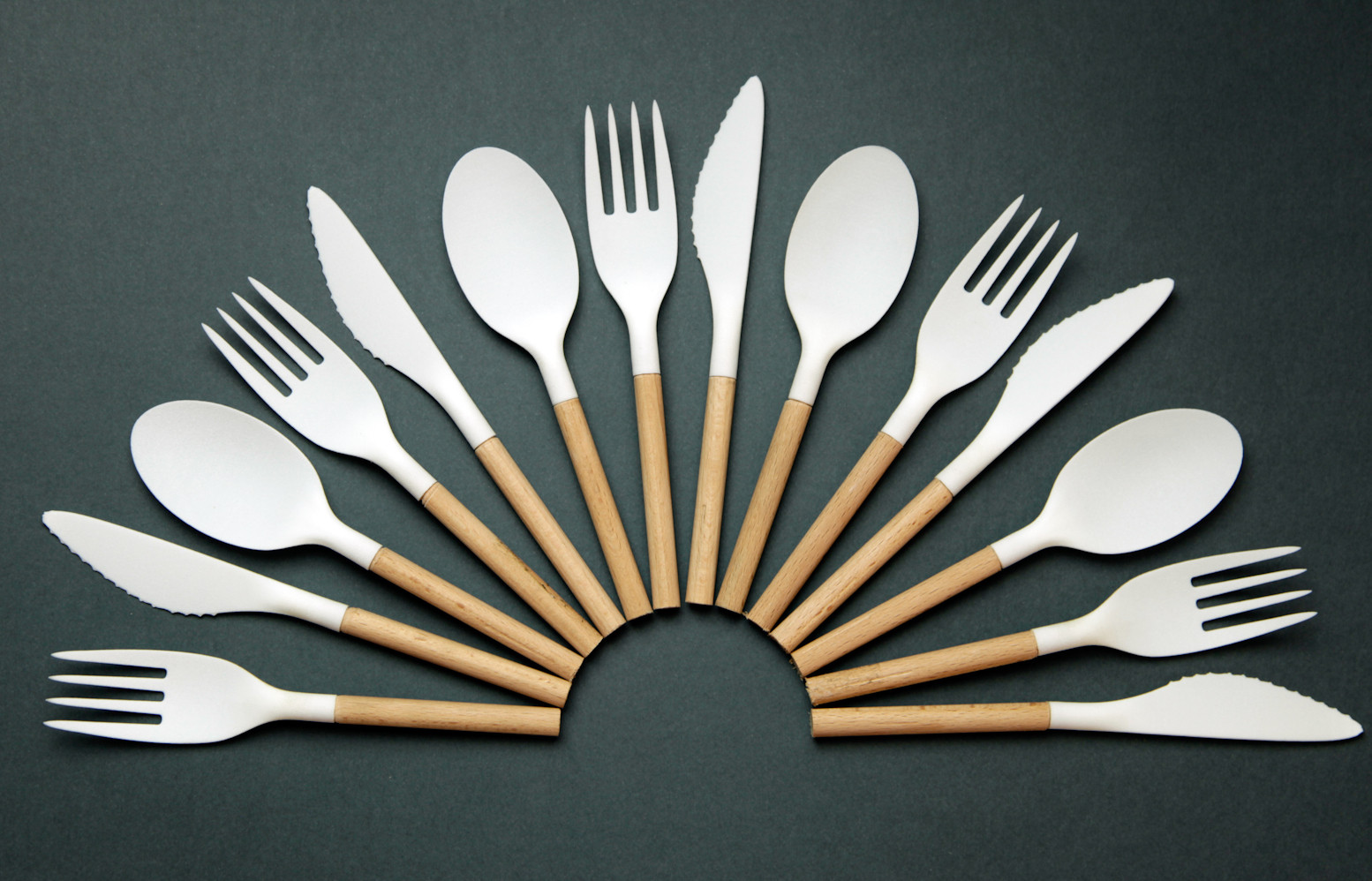Wood & Plastic Cutlery » de Riccardo Randi veut réduire l'empreinte carbone des couverts jetables en proposant...