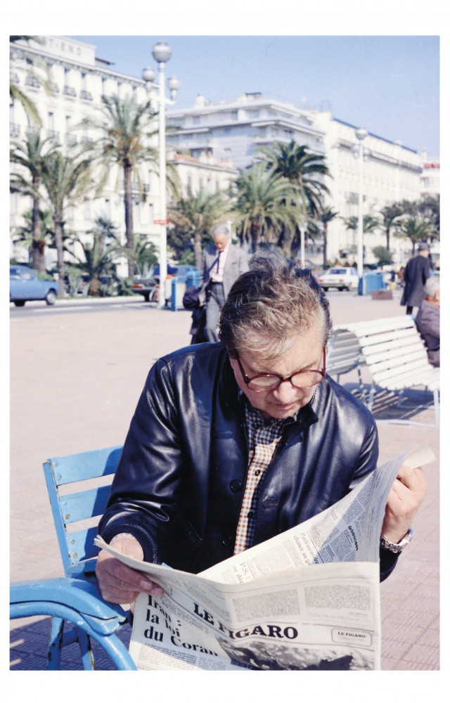 Francis Bacon à Nice, en mars 1979.