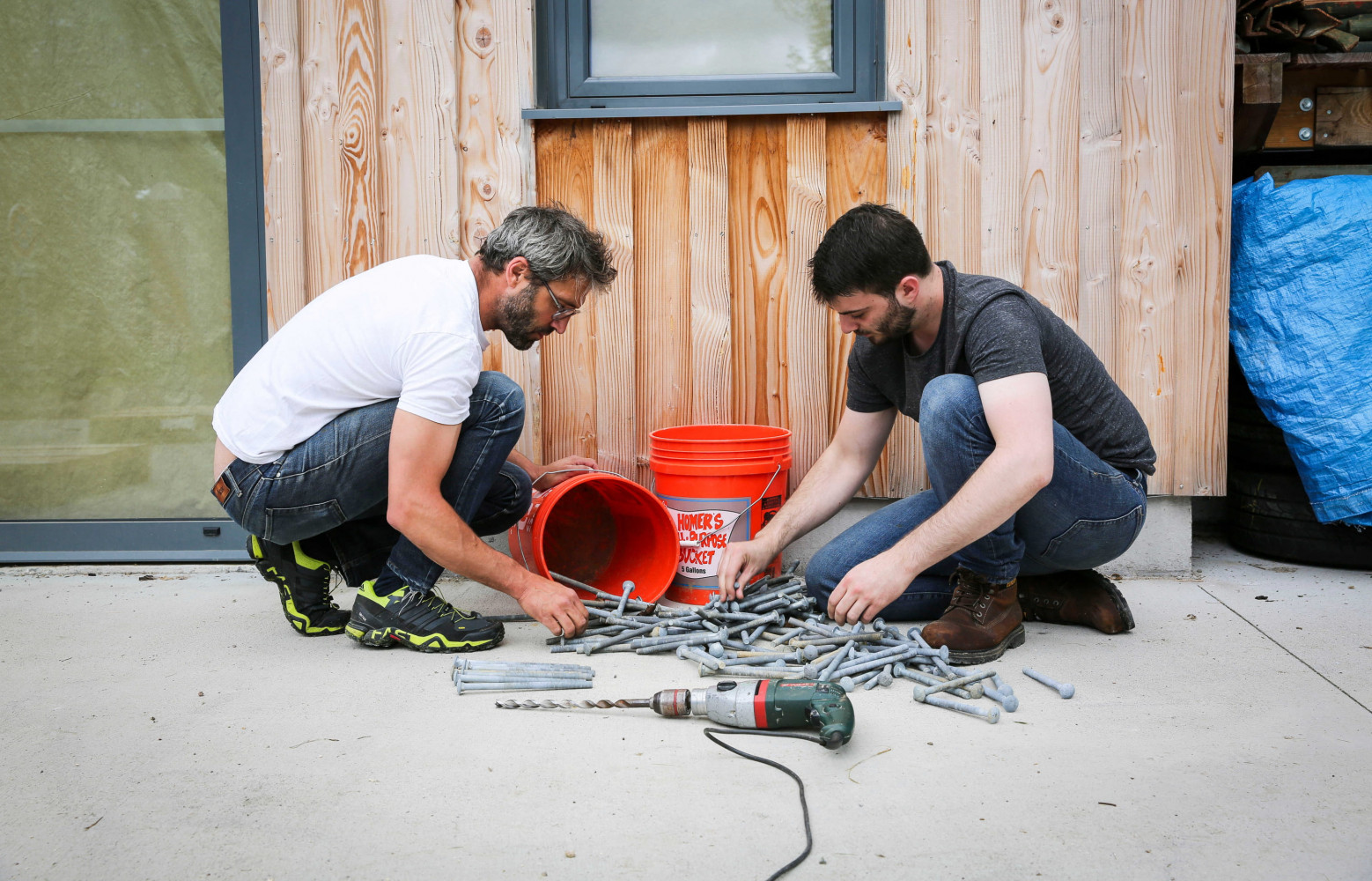 Le travail de charpente peut commencer…