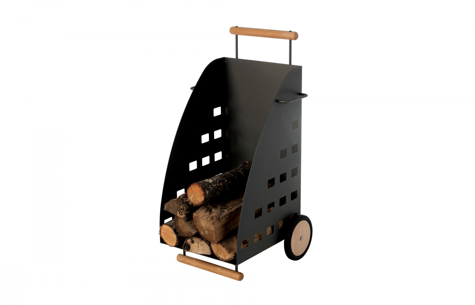 Chariot à bois à roulettes « Kaddy », Dixneuf Design.