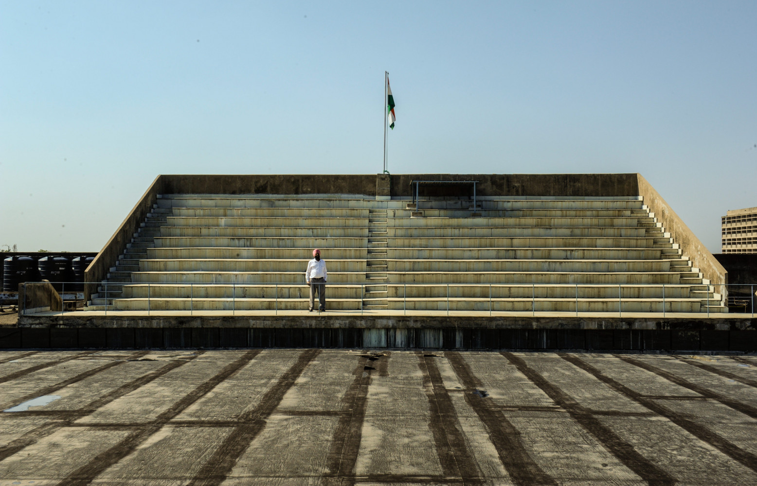 Le Complexe du Capitole signé Le Corbusier et Pierre Jeanneret à Chandigarh (Inde).
