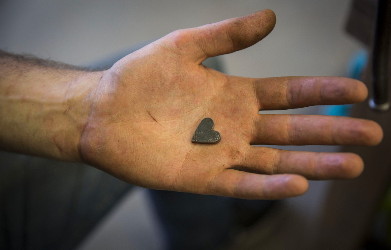 Un cœur en bois pour la réalisation d'un verre...
