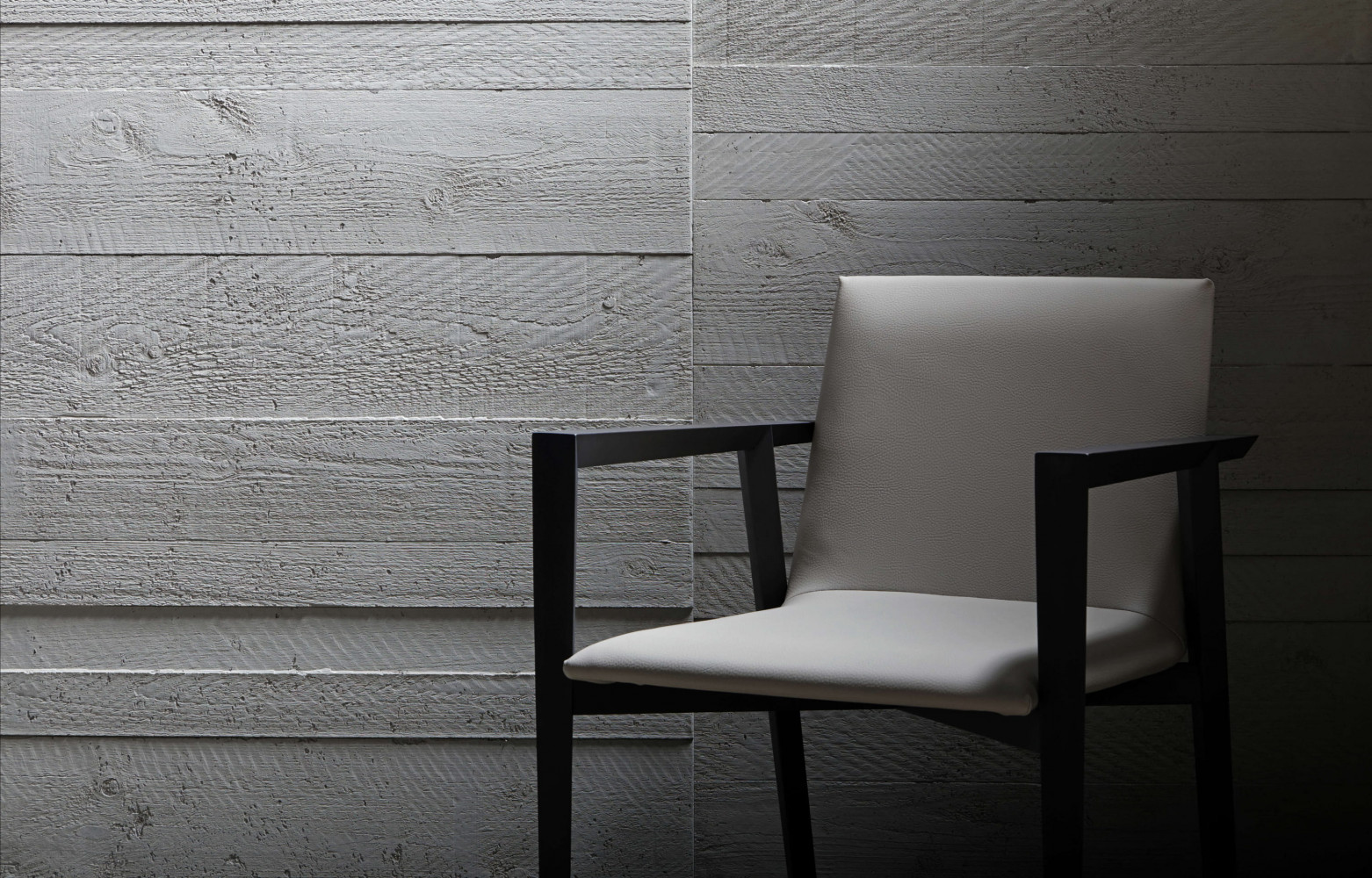 Timber de Jean-Philippe Nuel explore le vocabulaire graphique des planches de bois (Panbeton/Concrete LCDA).