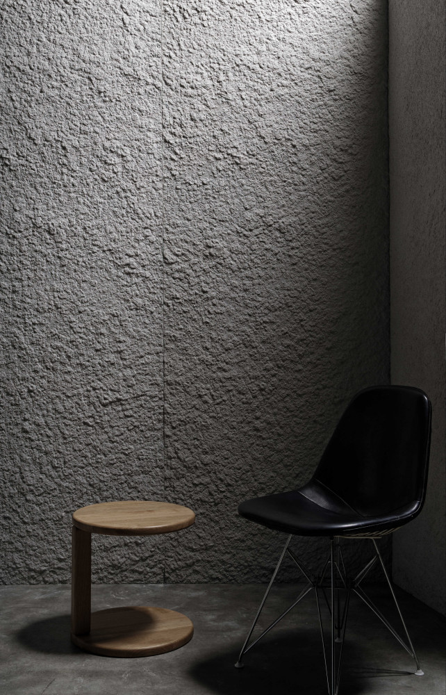 Panneau Barbican dessiné par Terence Woodgare en hommage aux Barbican Towers londoniennes (Panbeton/Concrete LCDA).