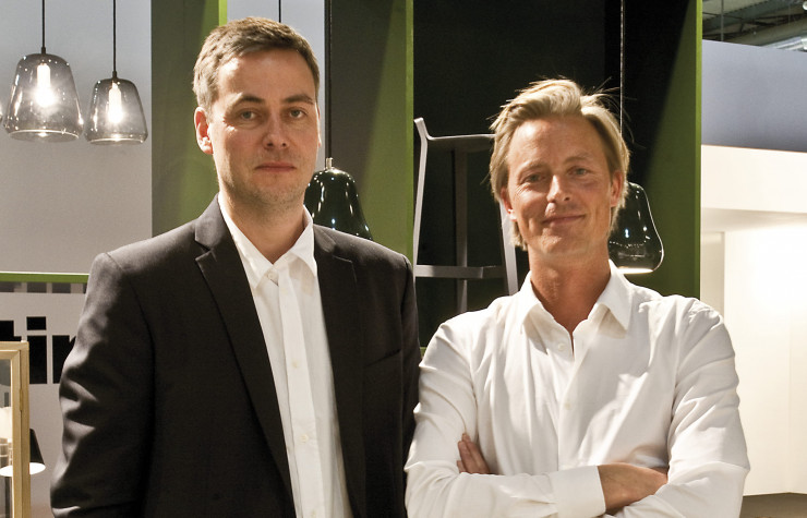 L’entrepreneur Christian Elving (à gauche) et le designer Aldo Bakker (à droite).