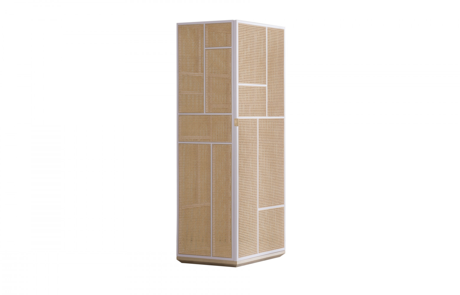 Armoire « Grand Light » en bouleau et rotin, design Mathieu Gustafsson, 230 €. Grand Stockholm.