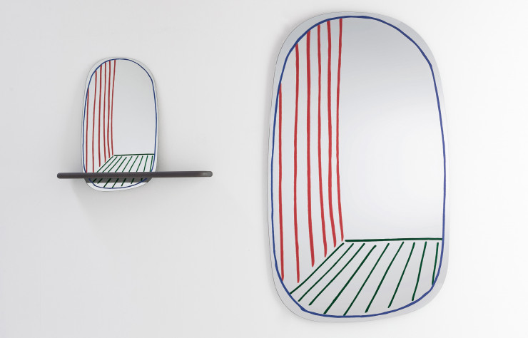 La série de miroirs « New Perspective » d’Alain Gilles propose d’étonnantes illusions d’optique.