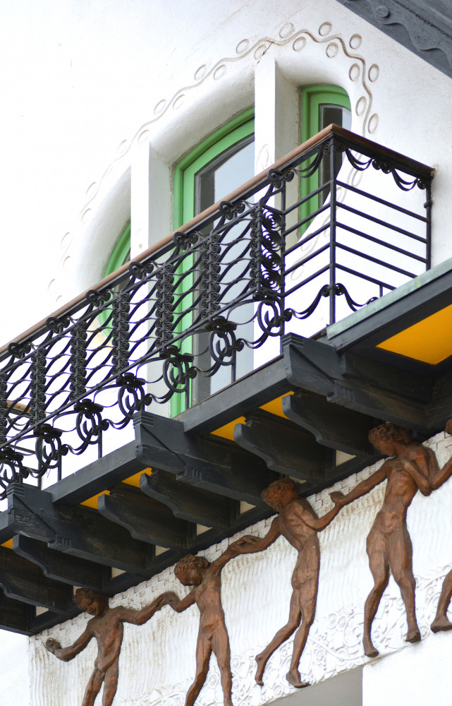 Détail du Palacio Baburizza, maison Art nouveau construite en 1925 pour Pascual Baburizza, homme d’affaires croate dont...