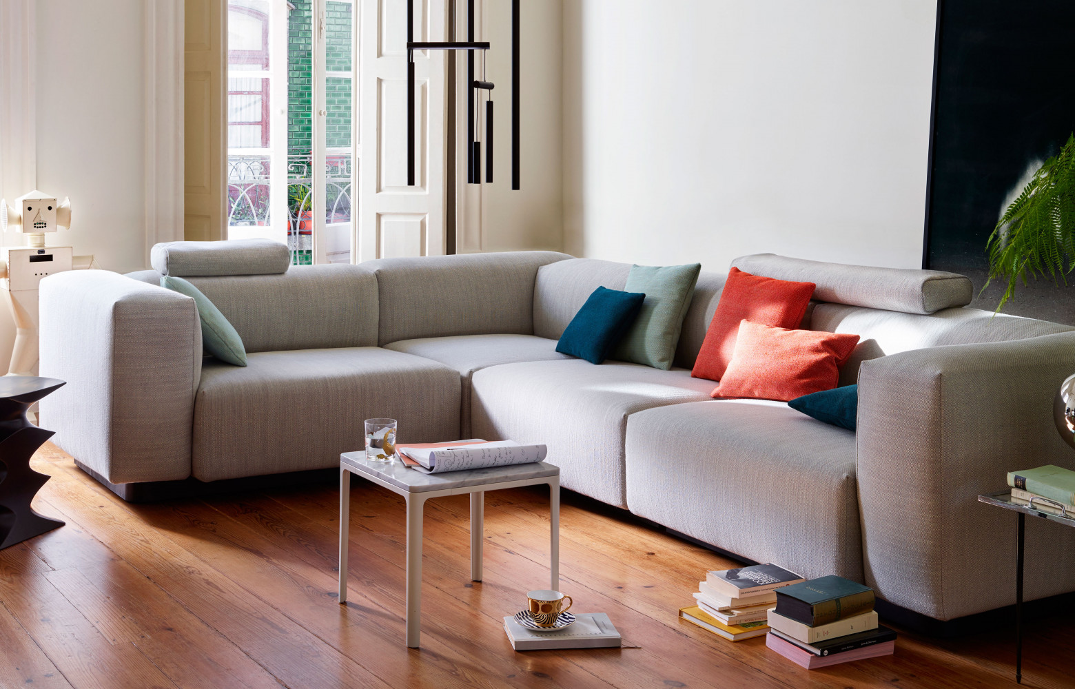 « Soft Modular Sofa », design Jasper Morrison, 3 580 €. Vitra.