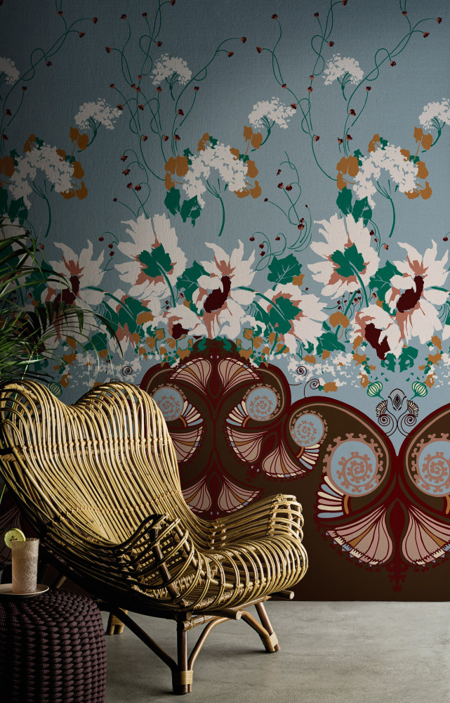 Papier peint « Jasminum », design Antonio Marras (Wall & Deco).