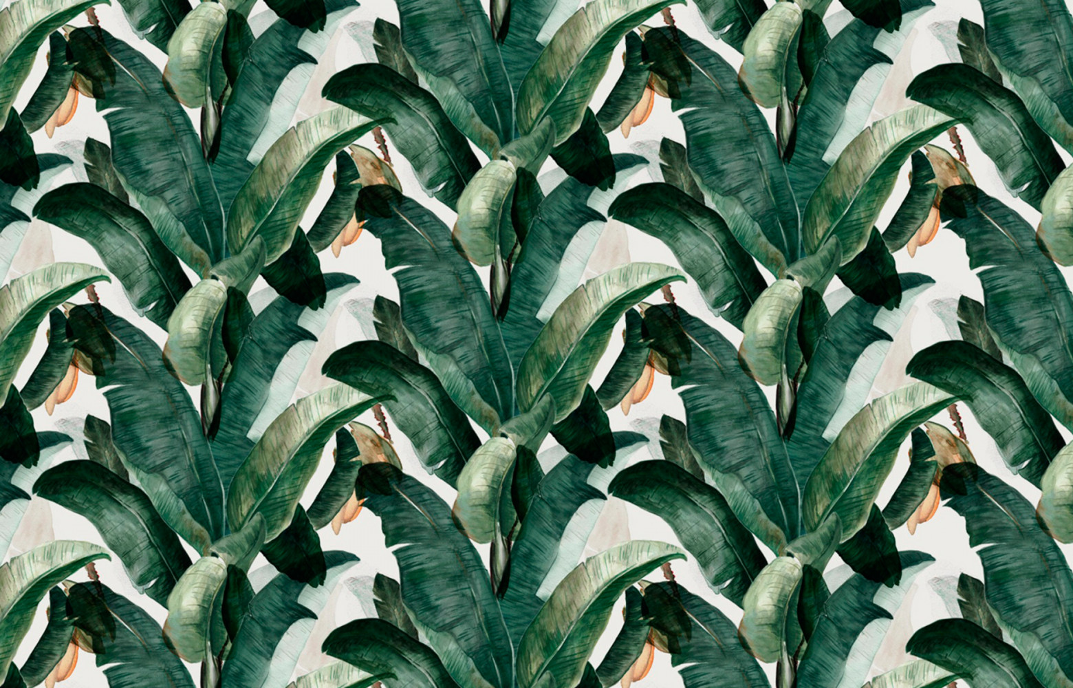 Papier peint « Botany », lé de 50 cm (Lemon).