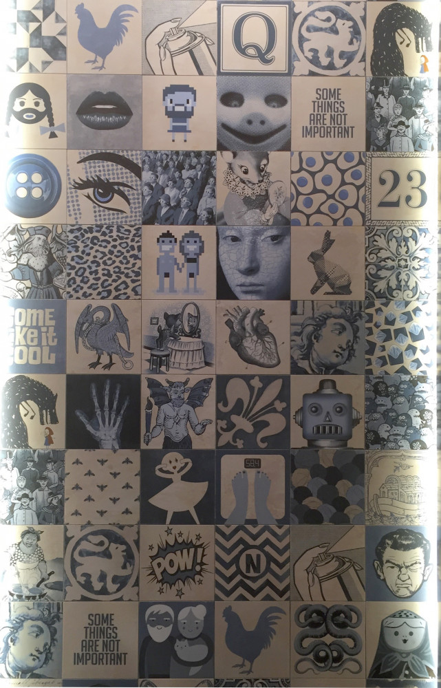 Novoceram « Indigo Decor », amusante collection de carreaux décorés.