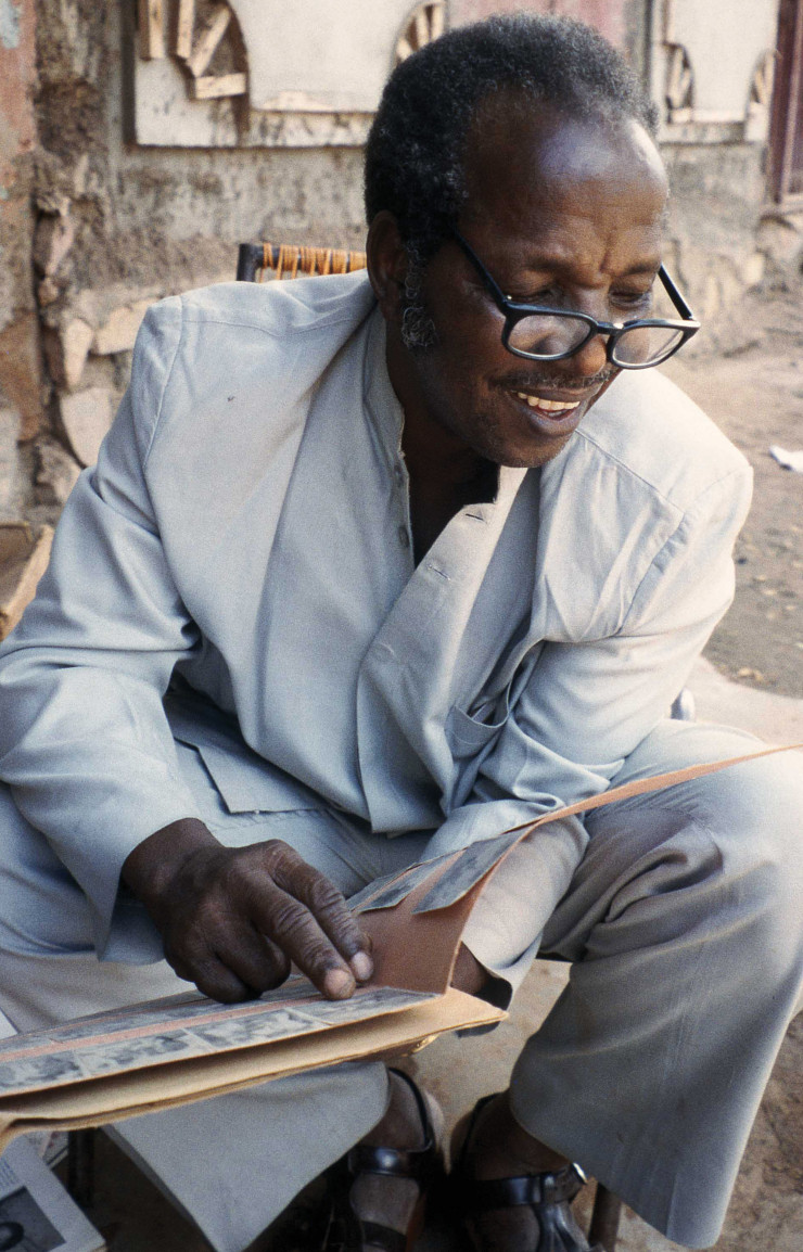 Portrait du photographe Malick Sidibé.