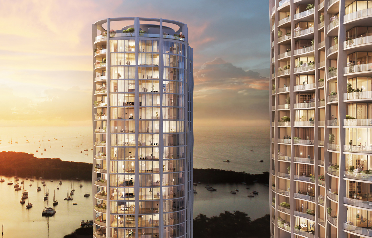 Pour son projet de Park Grove, l’agence OMA souhaite renforcer l’aspect résidentiel de ces trois tours par...