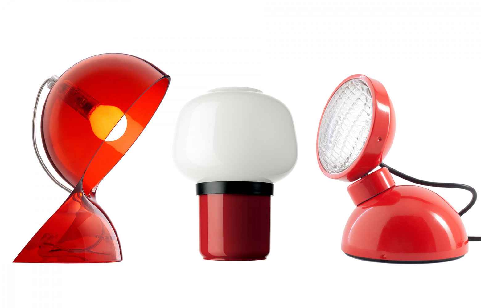 Réédition de la lampe de table « Dalù » (1969), design Vico Magistretti, Artemide. Lampe de table...