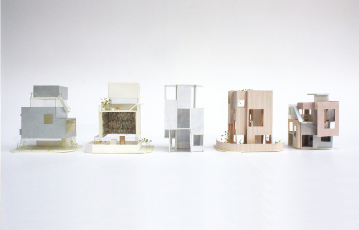 Maquette d’étude « House in Minato-ku » d’Onishimaki + Hyakudayuki (2014).