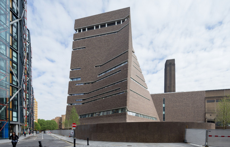 L’extension de la Tate Modern Art Gallery de Herzog & de Meuron.