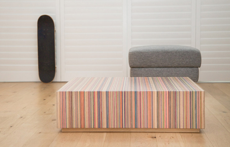 La « DecksPad » s’inspire du mobilier urbain utilisé par les amateurs de skateboard pour leurs tricks.