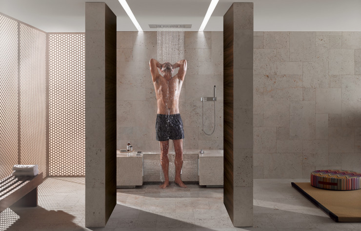 La « Comfort Shower » de Dornbracht, au-delà d’une vision fonctionnelle de la salle de bain.