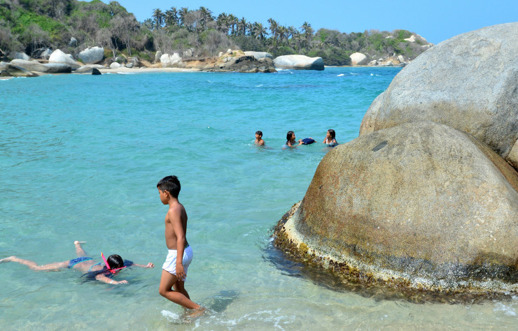 Le parc national de Tayrona compte parmi les plus belles plages du pays.