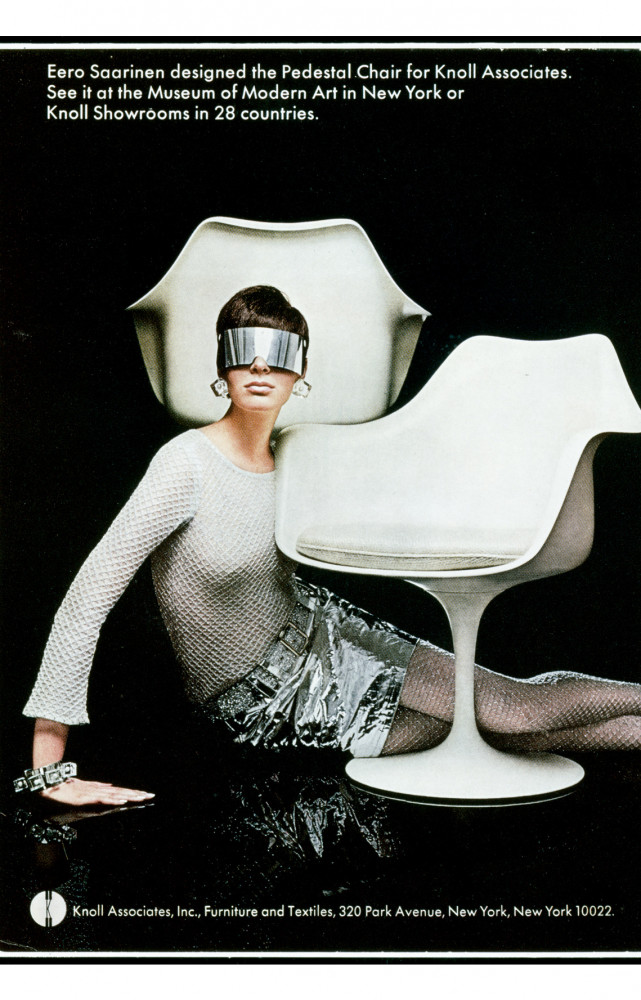 Dès la fin des sixties, Knoll incarnait la modernité. Sur ses publicités, les stylistes de l’époque jouaient...