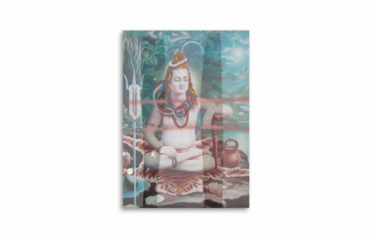 « Eddie Stern (Shiva) », 2007, de Julian Schnabel. Technique mixte. 160 x 119,5cm.