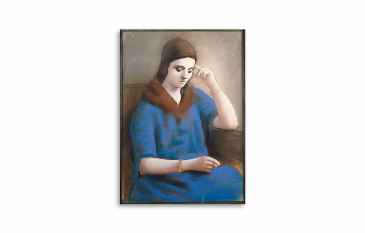 « Olga pensive », de Picasso Pablo. Paris, Musée Picasso.