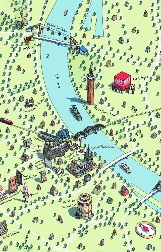 Notre carte de Cologne.