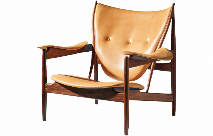 Un modèle rare du fauteuil Chieftain (c.1950) de Finn Juhl, vendu à Hong Kong chez Phillips en novembre 2016 pour1 937 500 $.