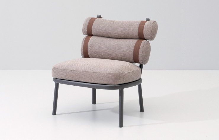Le fauteuil club de la collection « Roll », une autre des créations de la designer Patricia Urquiola pour Kettal.