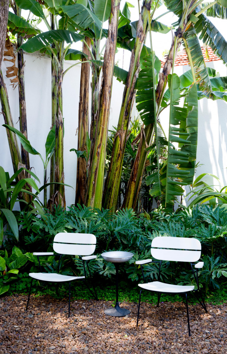 Paire de fauteuils de jardin années 50 créés par Carlo Hauner (Brésil).