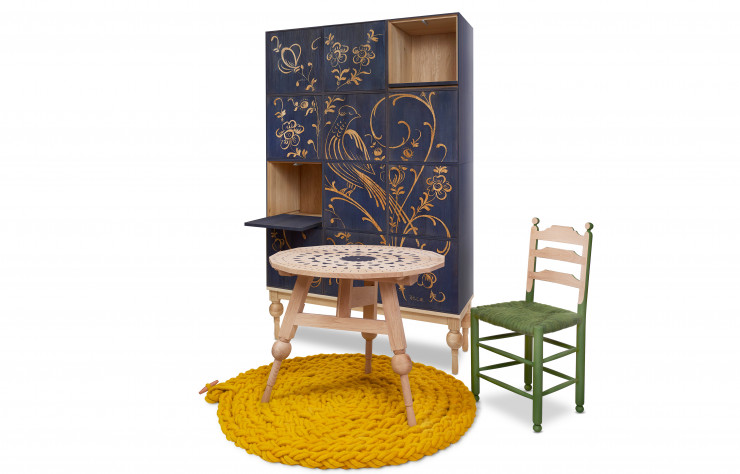 La collection de mobilier en chêne de la jeune Hollandaise Christien Meindertsma.