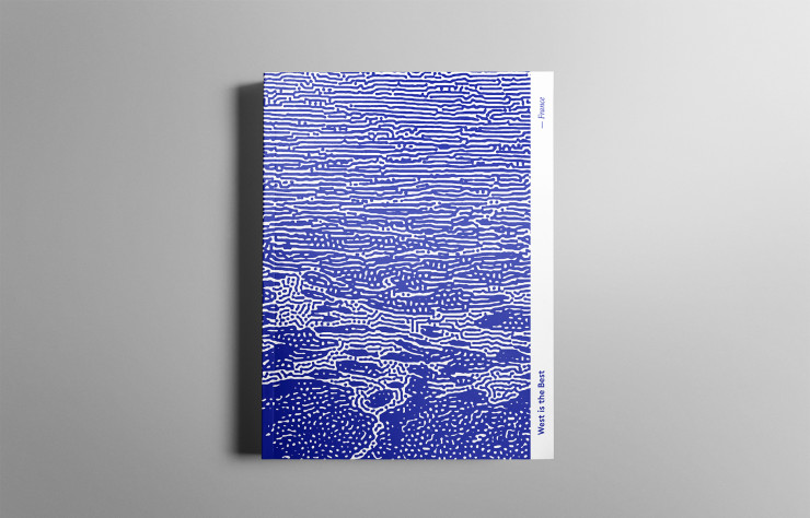 La belle couverture dessinée par Joran Briand, une reprise graphique des circonvolutions de l’océan.