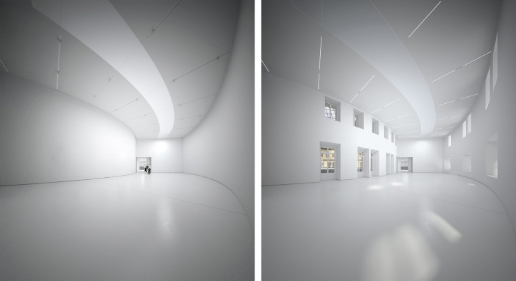 Les œuvres de la collection Pinault seront disposées dans des espaces latéraux.