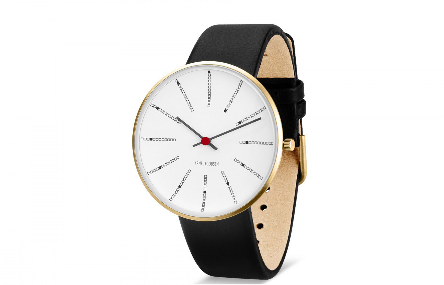 Montre Banker d'Arne Jacobsen (Rosendahl). Ce modèle est une adaptation d'une horloge créée pour la Banque du...