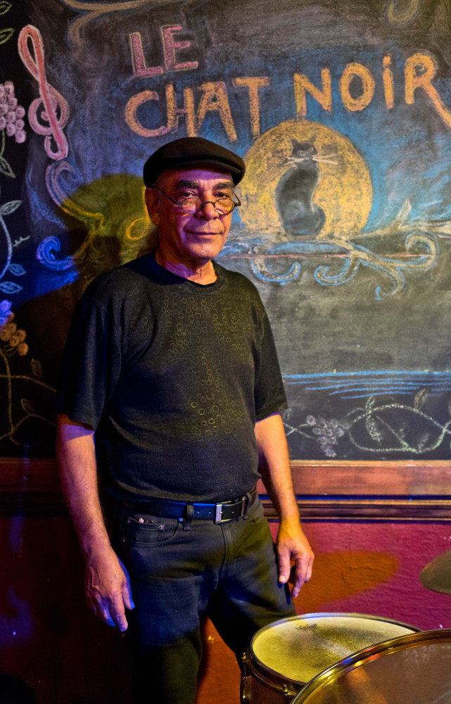 Alex Salis, cofondateur du club de jazz Le Chat noir.