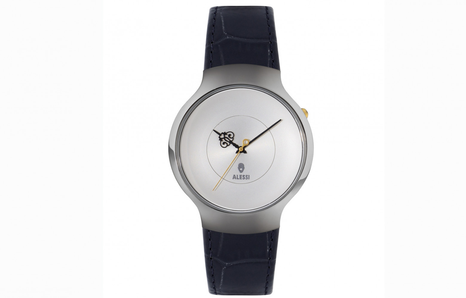 Montre Dressed de Marcel Wanders (Alessi). Classique et luxueuse en apparence, cette montre cache sa fantaisie baroque...