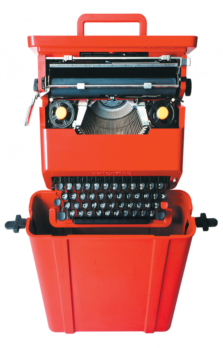 Machine à écrire Valentine d’Ettore Sottsass (1969, Olivetti).